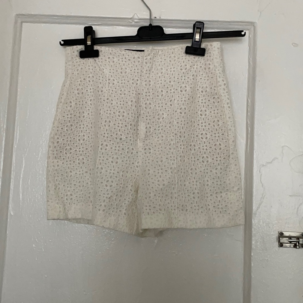 Zara Eyelet Shorts